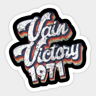 Vain Victory KakeanKerjoOffisial VintageColor Sticker